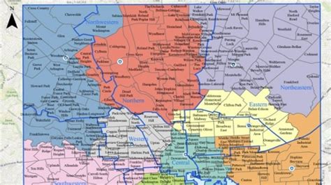 Map of Southern Police District .